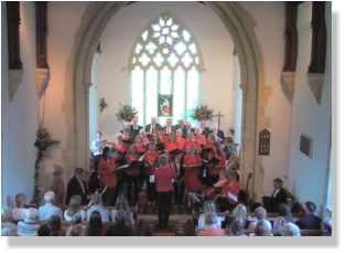 Photo of choir concert at Reed Church