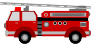 Illustration of fire engine