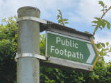 Public Footpath signpost