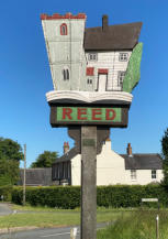 Reed village sign