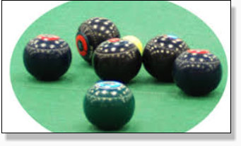 Indoor bowls graphic