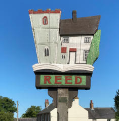 Reed village sign